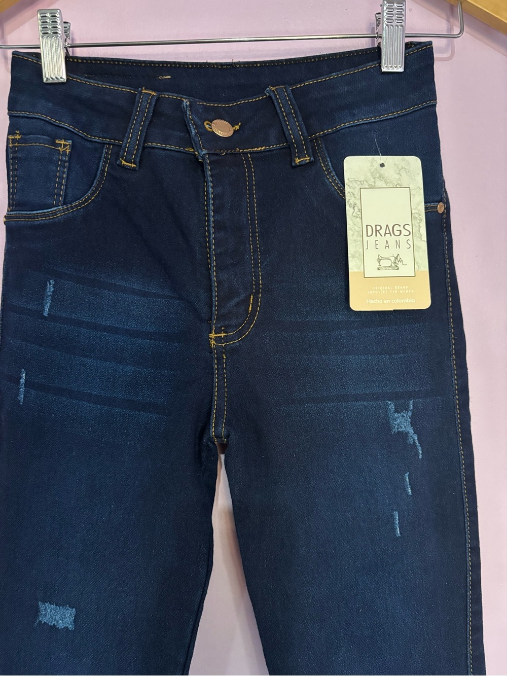 Colombian jeans with effect push up